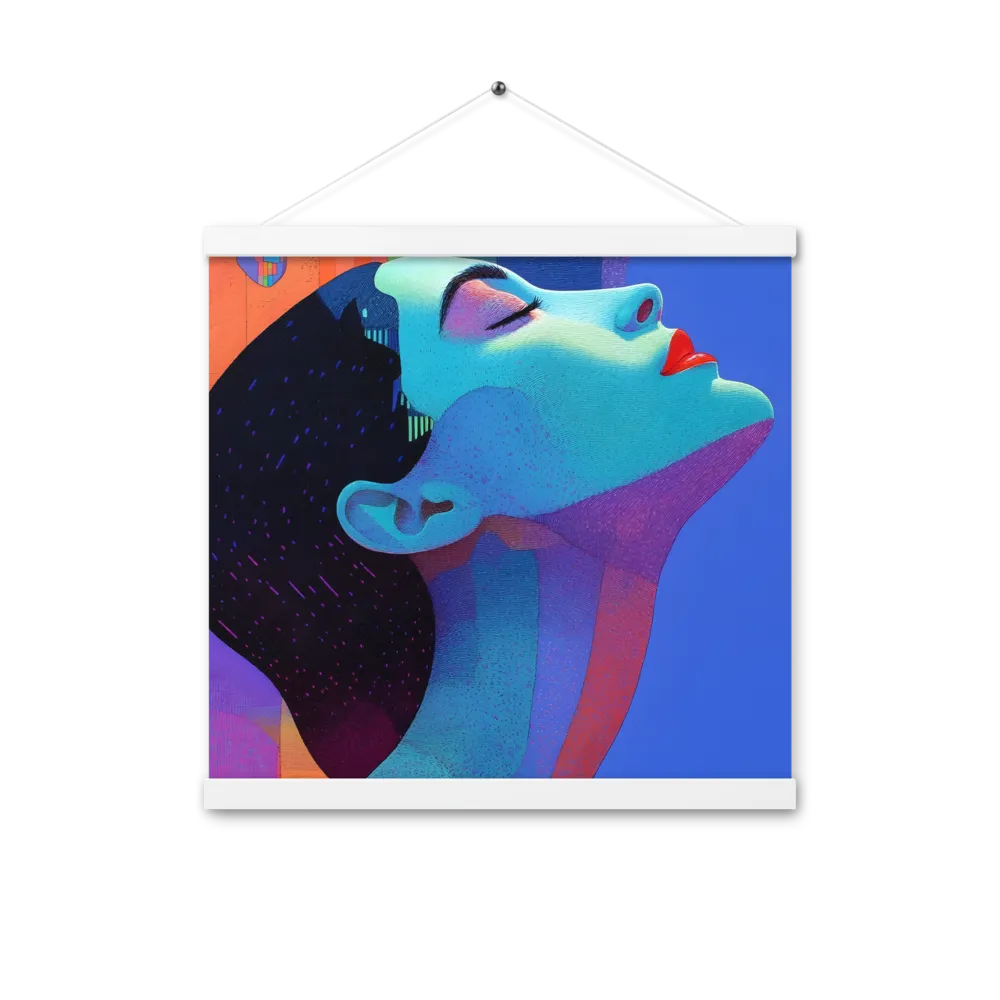 Ethereal Reverie | Poster With White Wood Hanger | 16″×16″