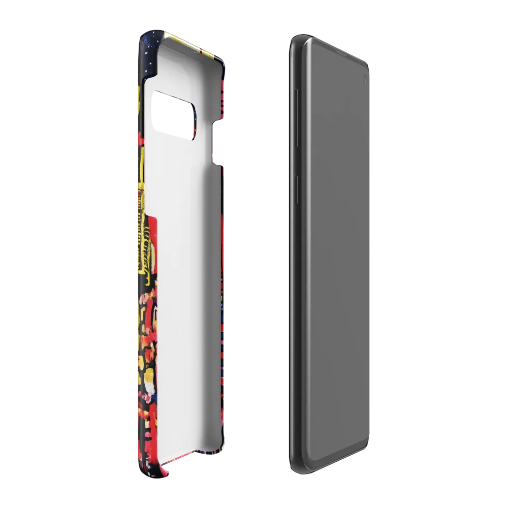 Night Lights: A Vibrant Urban Odyssey | Phone Case |  S10 Plus | Snap Case | Glossy