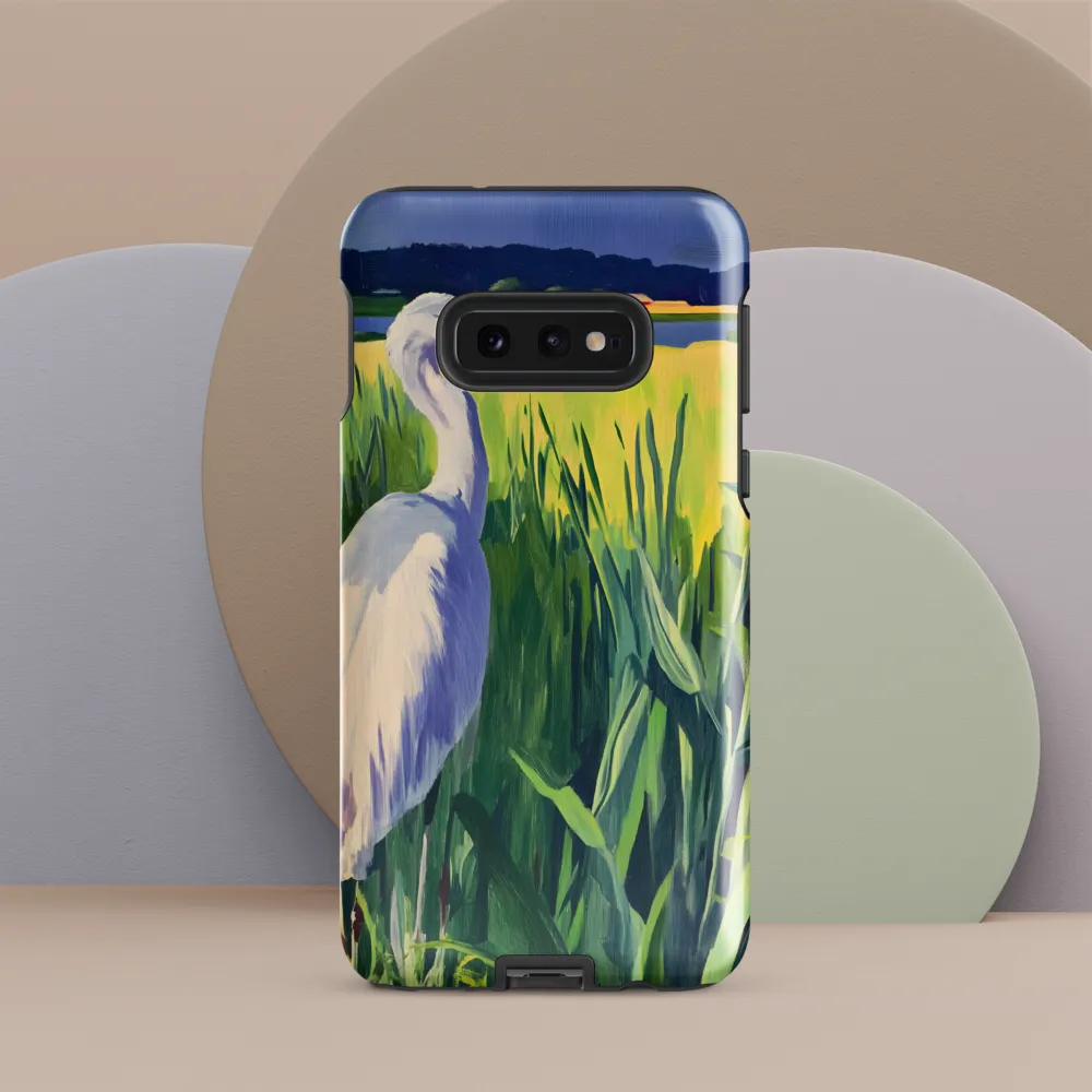 Graceful Presence: The Heron in the Meadow
