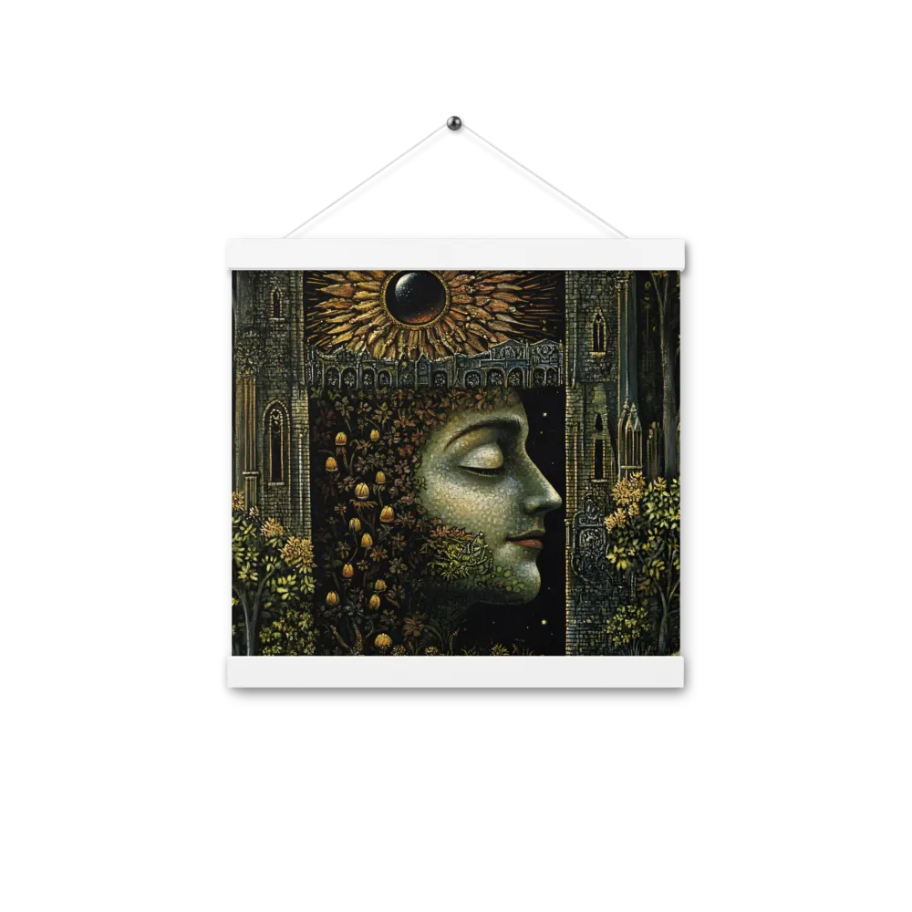Nature’s Embrace: The Infinite Connection | Poster With White Wood Hanger | 12″×12″