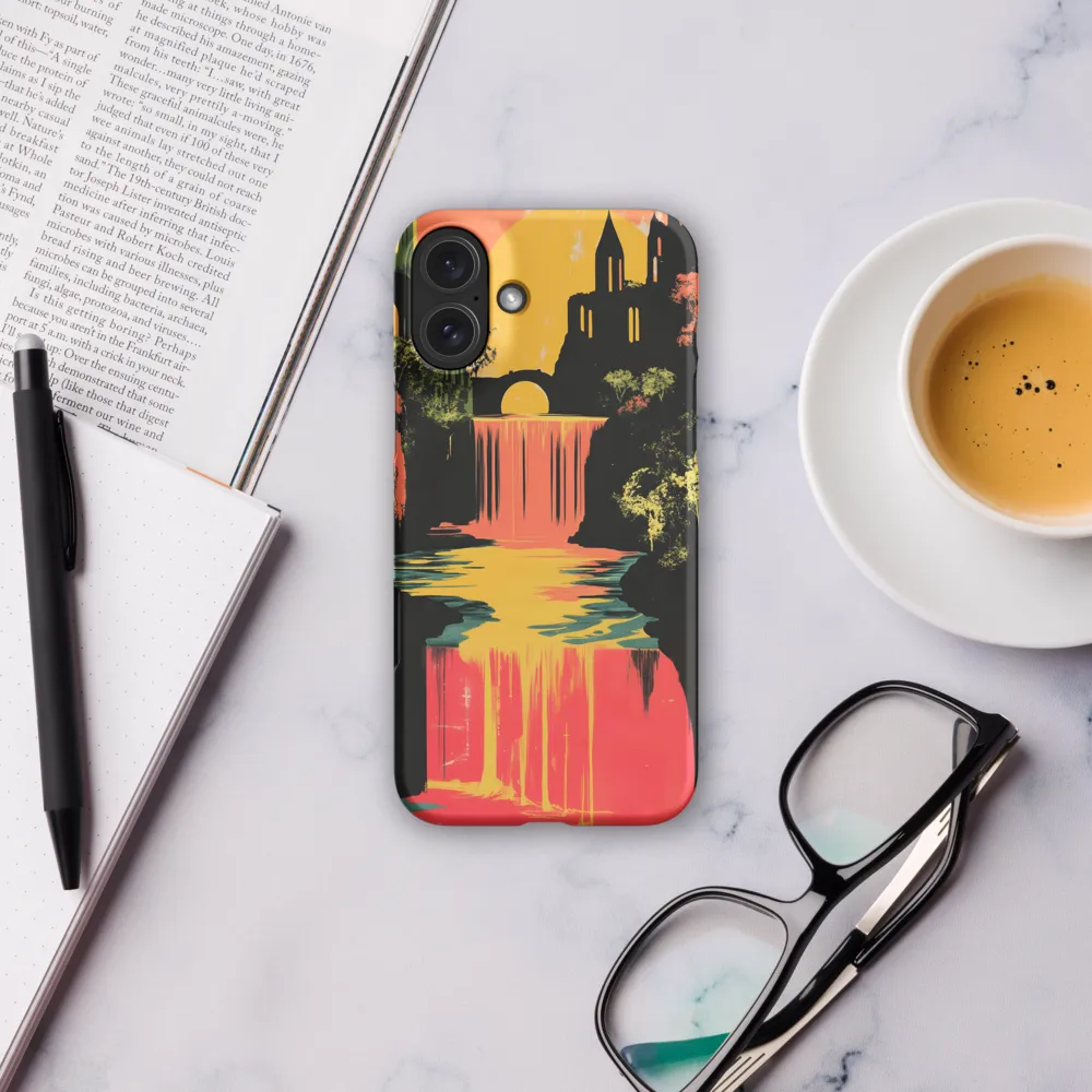 Elysian Echoes: A Surreal Reflections | Phone Case |  16 Plus | Snap Case | Matte