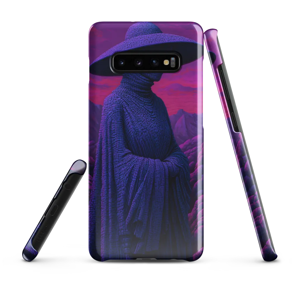 The Enigma of the Cloaked Figure | Phone Case |  S10 Plus | Snap Case | Glossy