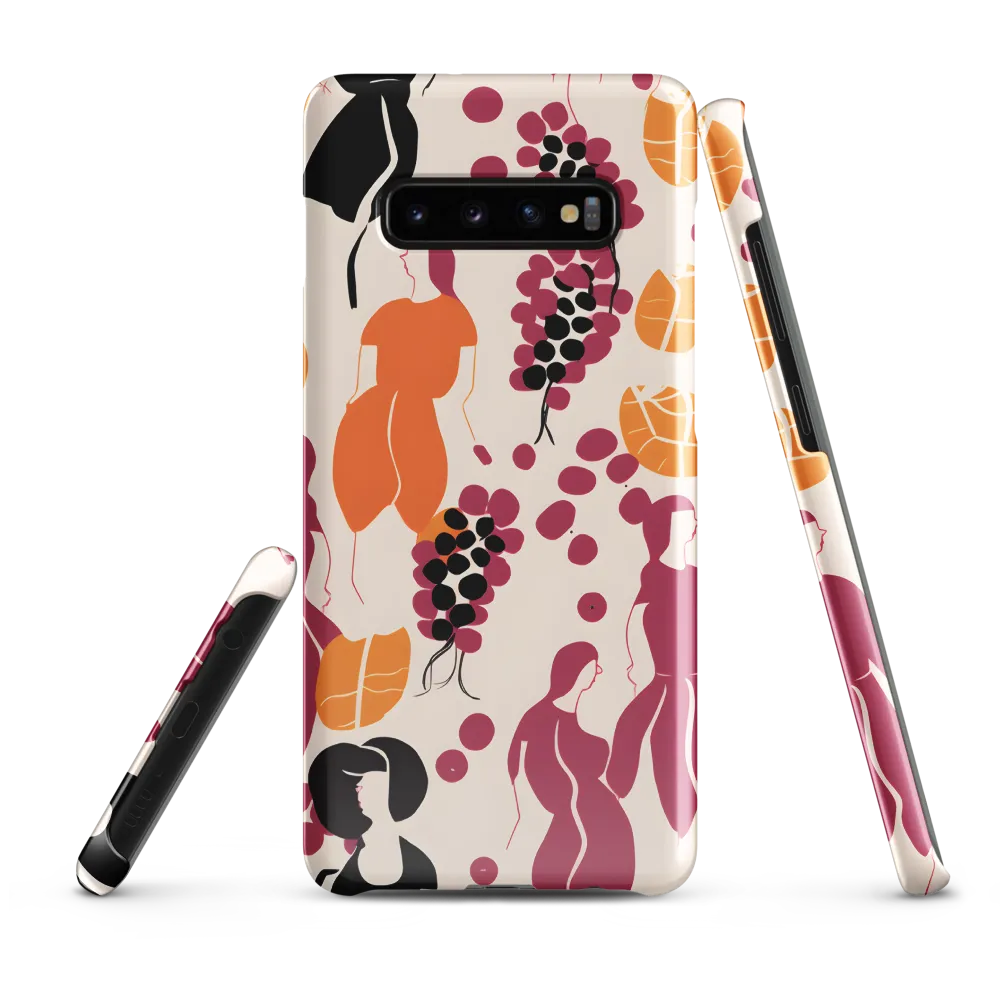 Fashion and Flora: An Abstract Dance | Phone Case |  S10 Plus | Snap Case | Glossy