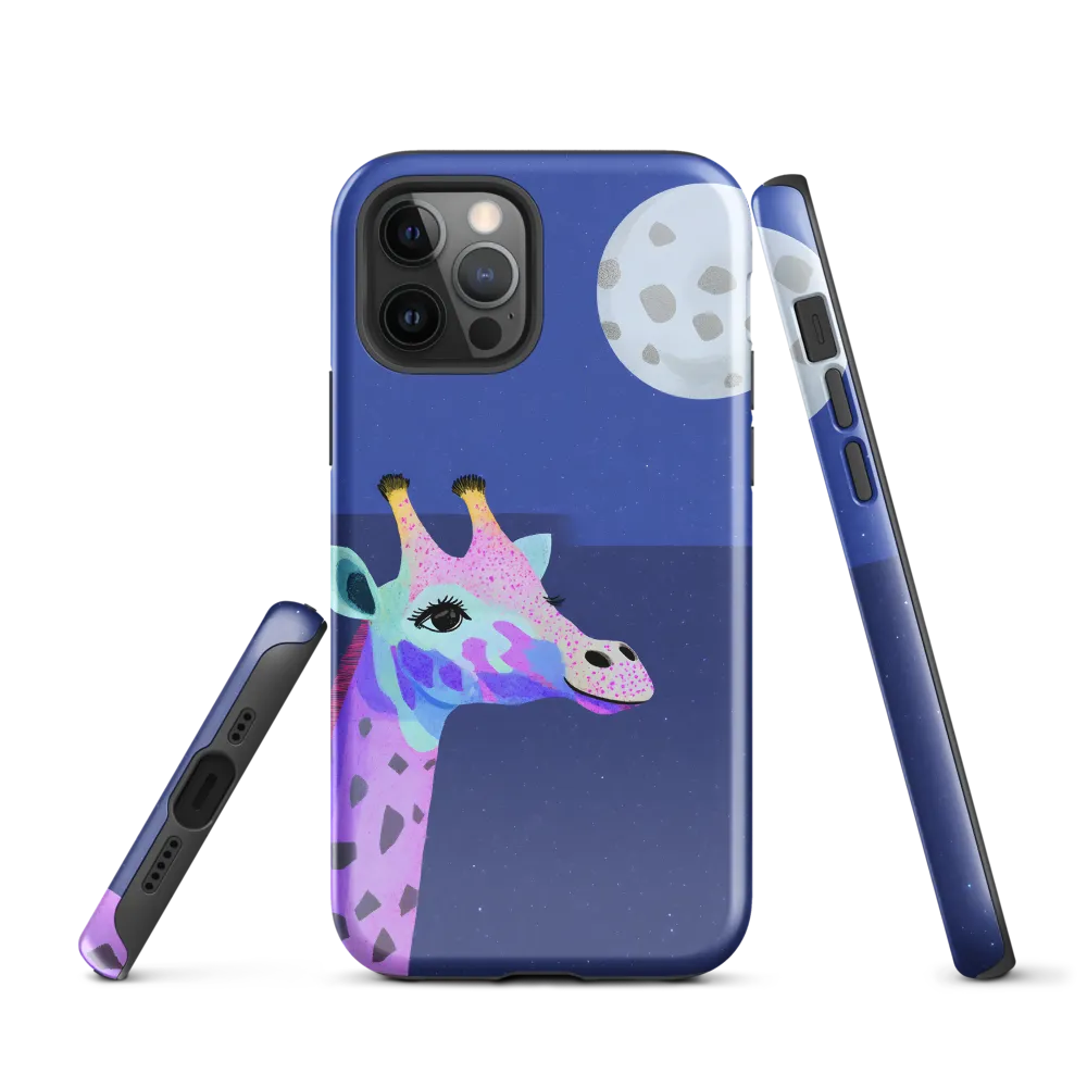 Whimsical Giraffe Under the Stars