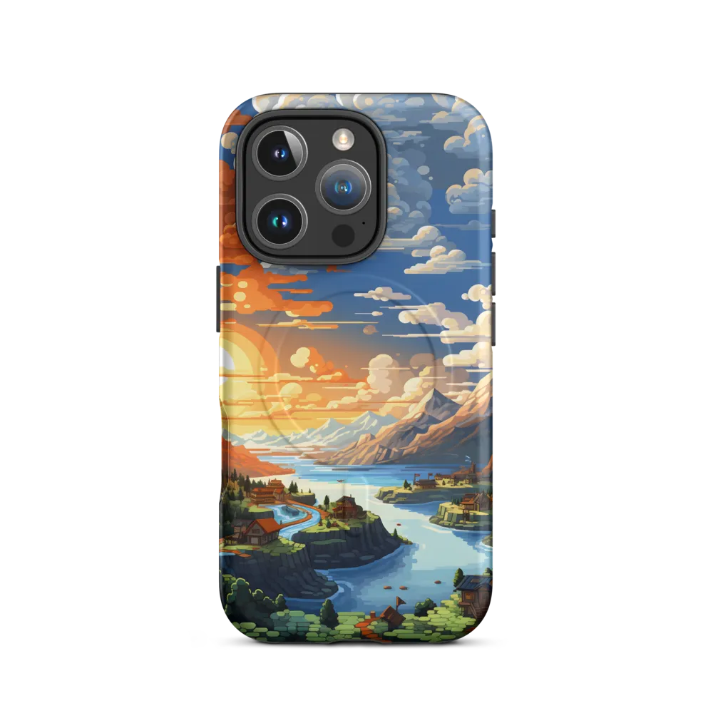 Tranquil Sunset Over Serene Landscape