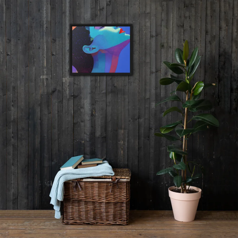 Ethereal Reverie | Canvas with Black Frame | 16″×20″