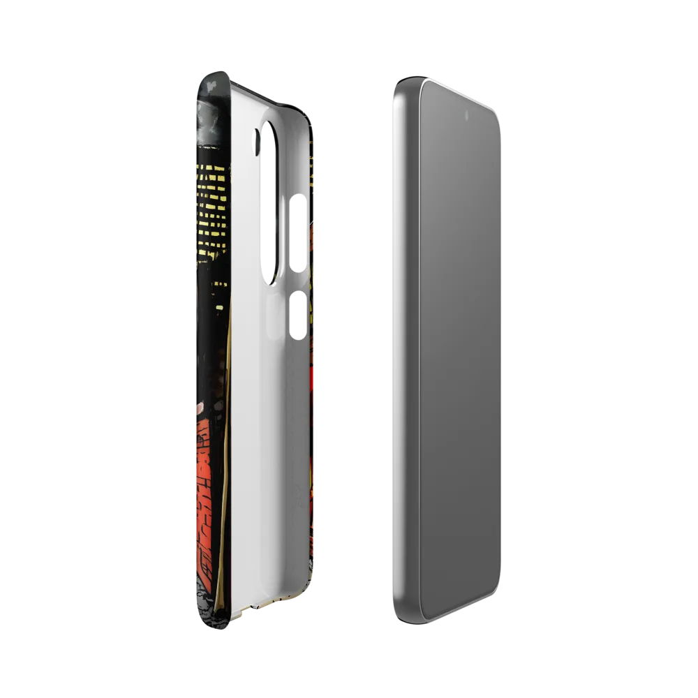 Nocturnal Cityscape: The Hidden Alley | Phone Case |  S23 | Snap Case | Matte
