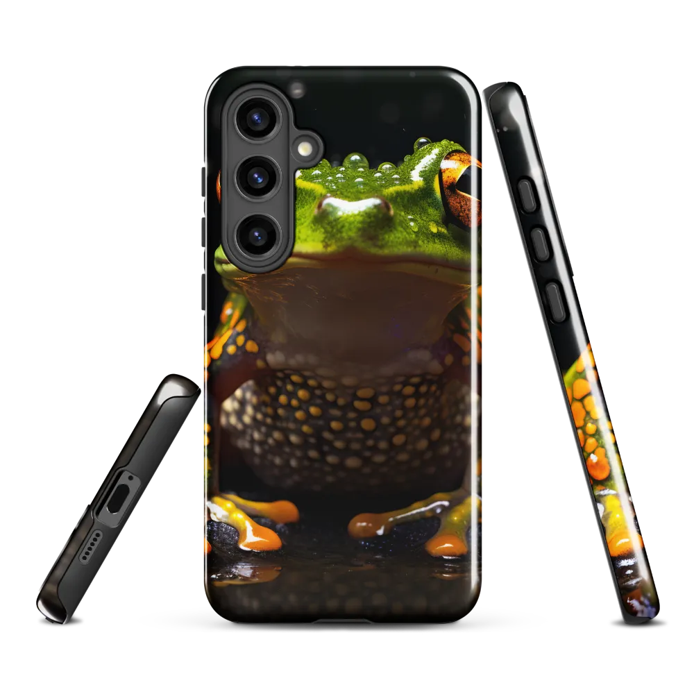 Emerald Elegance: The Frog in Focus