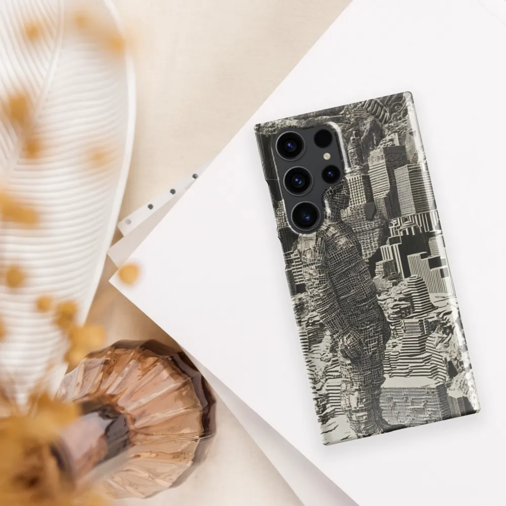 Contemplation in an Abstract Landscape | Phone Case |  S23 Ultra | Snap Case | Glossy