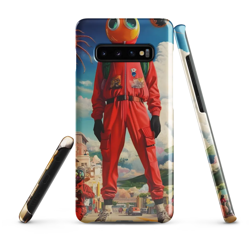 Whimsical Encounter in a Surreal Landscape | Phone Case |  S10 Plus | Snap Case | Glossy