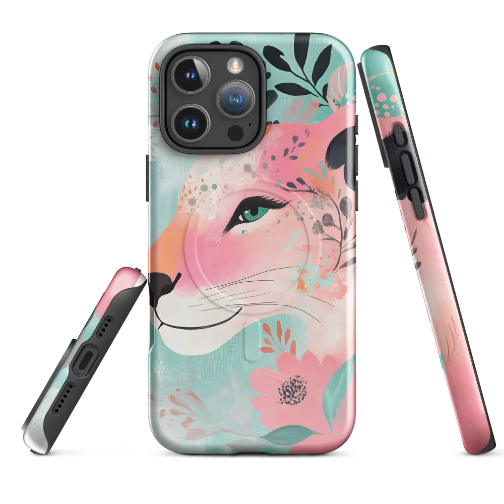 Whimsical Majesty: A Floral Lion
