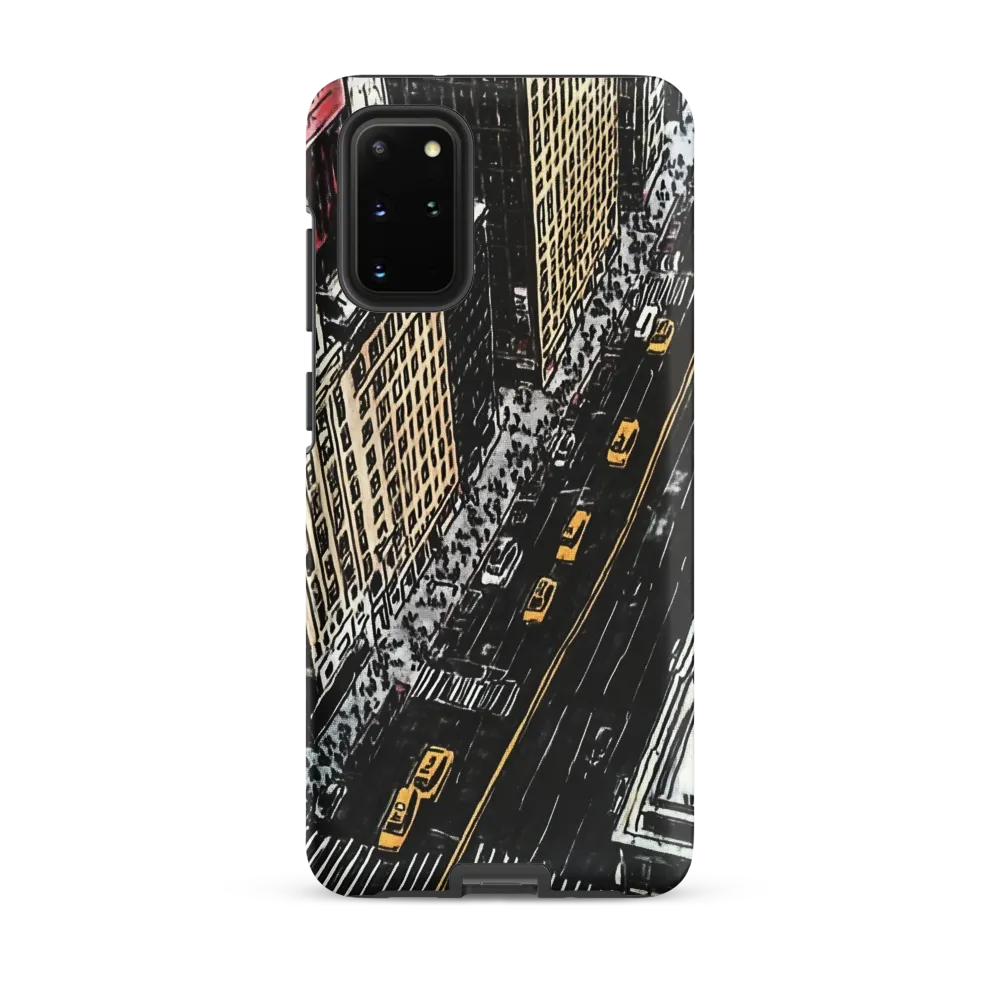 Aerial Symphony: City Pulse | Phone Case |  S20 Plus | Tough Case | Matte