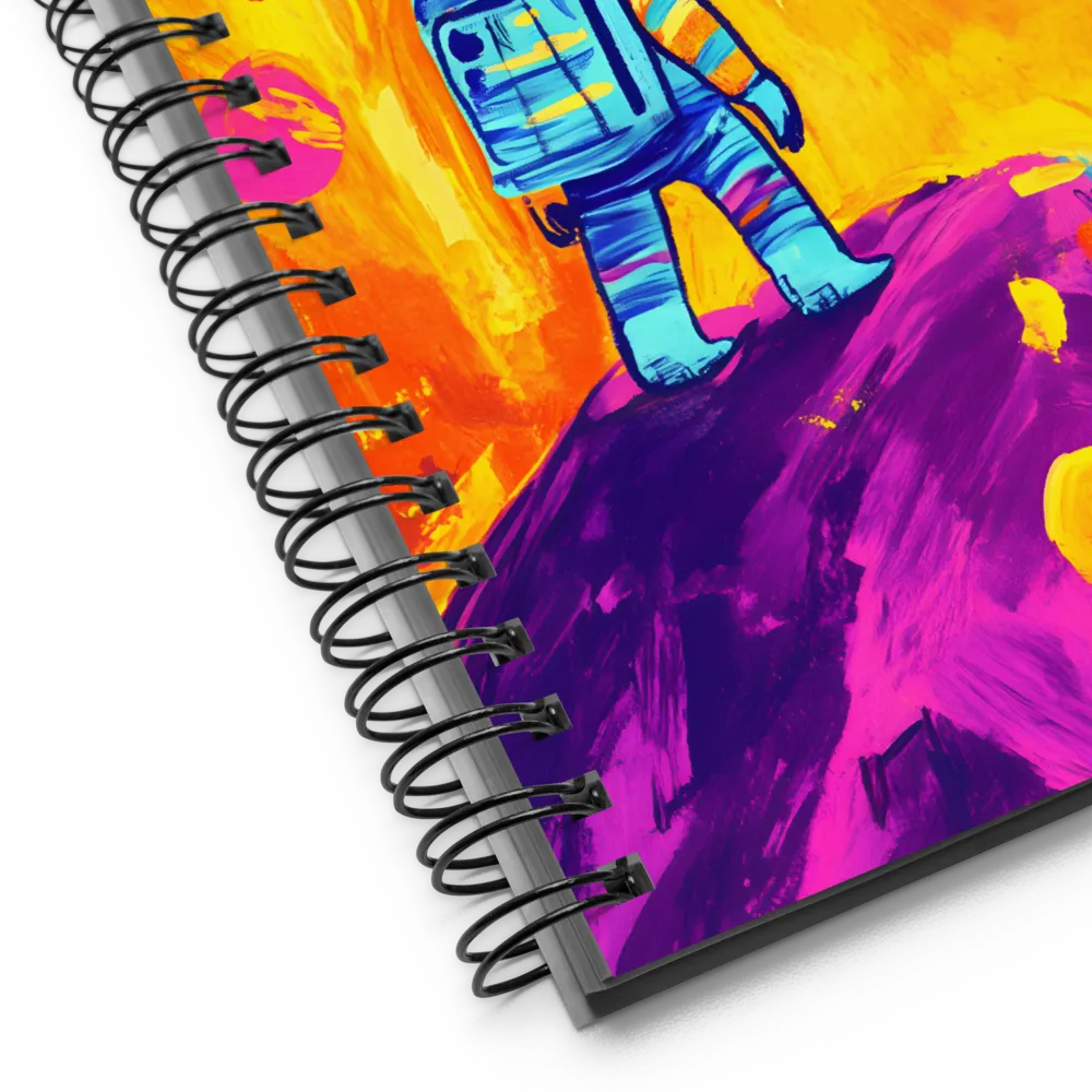 Celestial Dreams: The Astronaut's Journey | Spiral Notebook