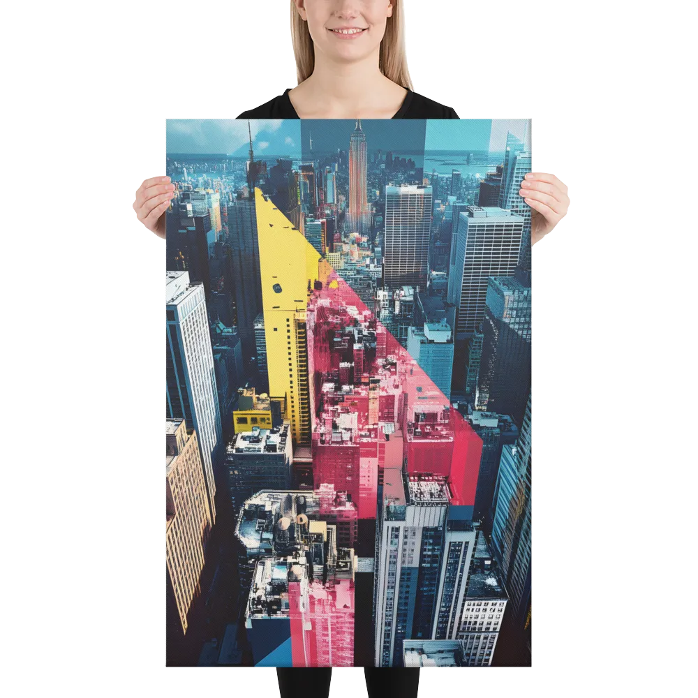 Dynamic Urban Symphony | Canvas | 24″×36″