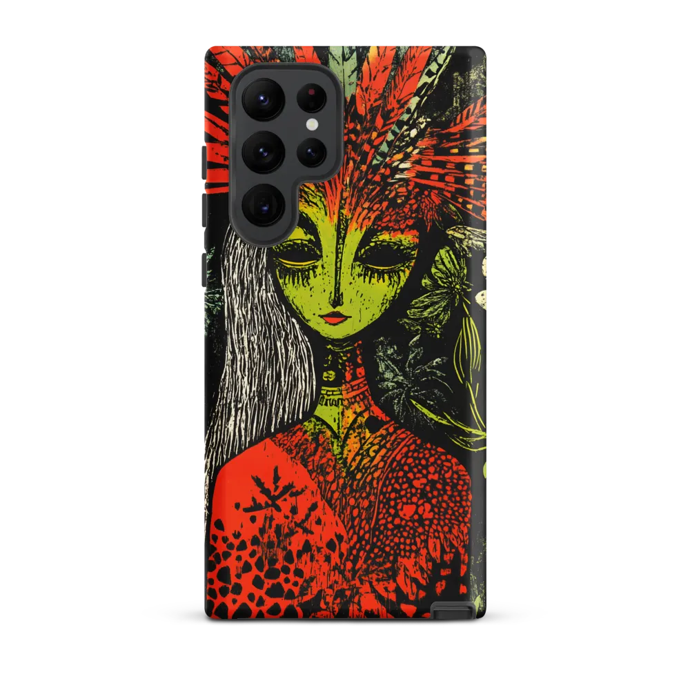 Mystical Flora: A Surreal Portrait