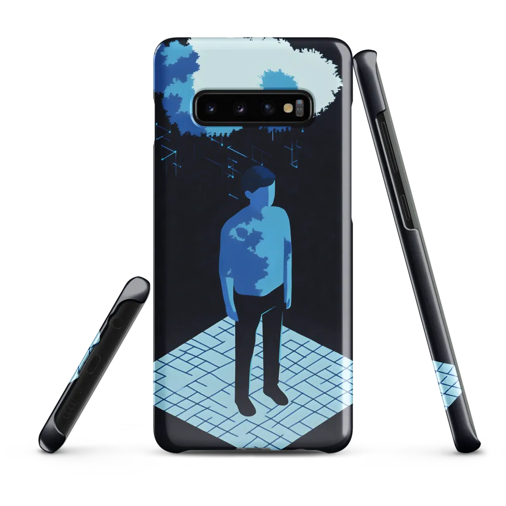 Reflections in Blue | Phone Case |  S10 Plus | Snap Case | Glossy