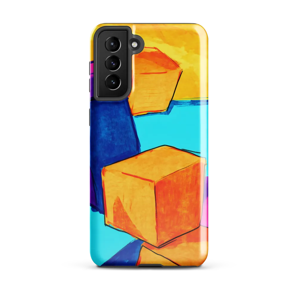 Playful Cubes in Vibrant Harmony