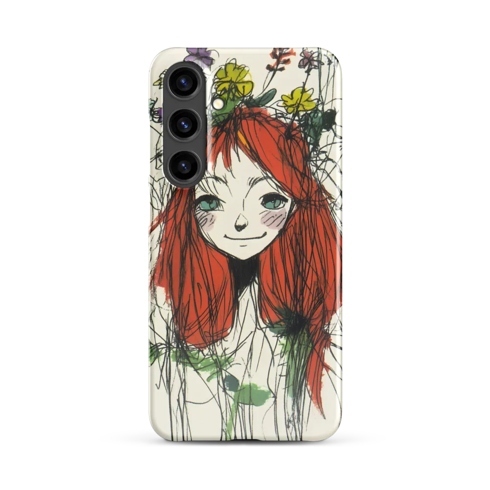 Whimsical Floral Portrait