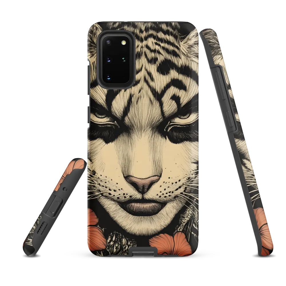 Feline Majesty: The Human-Leopard Connection | Phone Case |  S20 Plus | Tough Case | Matte