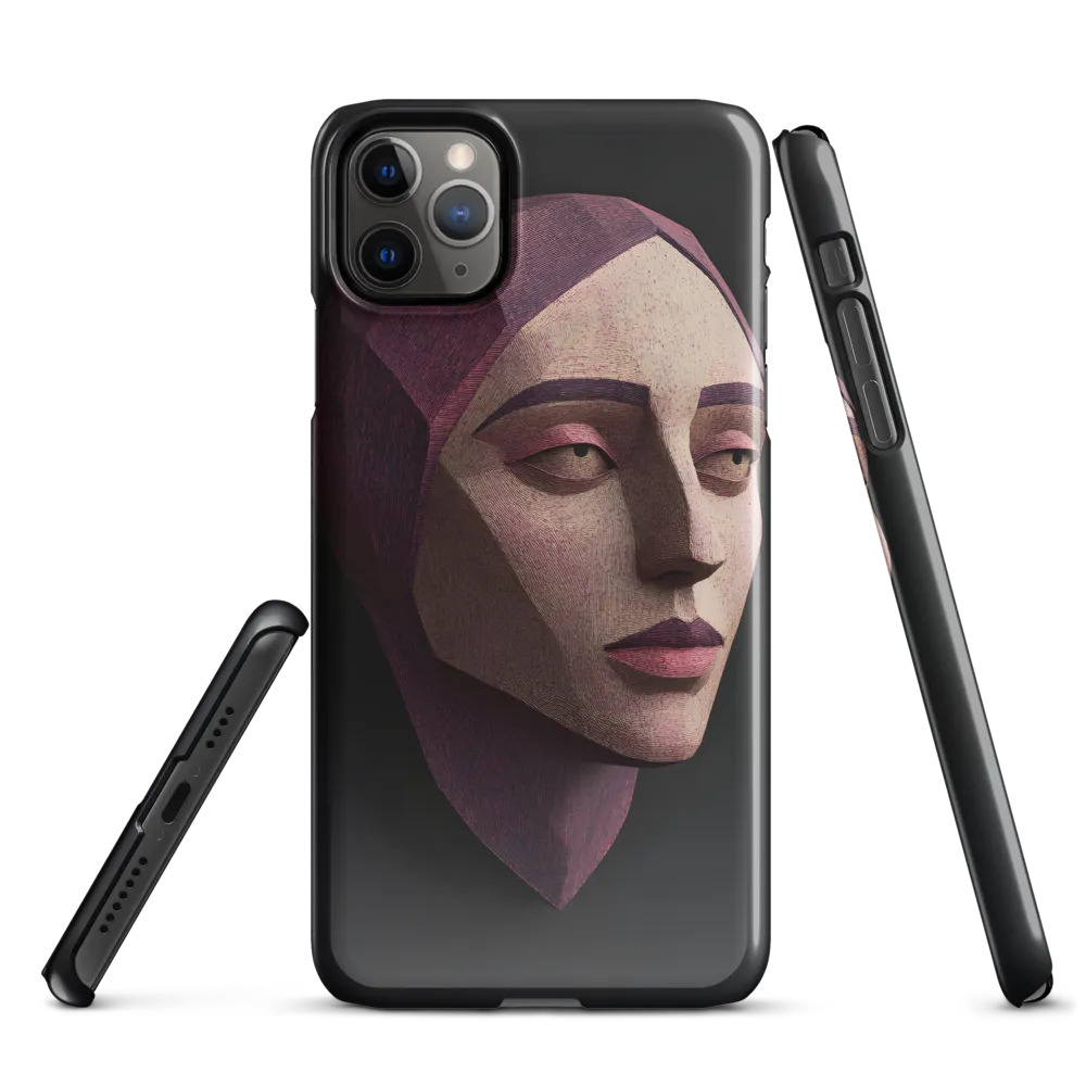 Geometric Elegance: A Contemporary Portrait | Phone Case |  11 Pro Max | Snap Case | Glossy