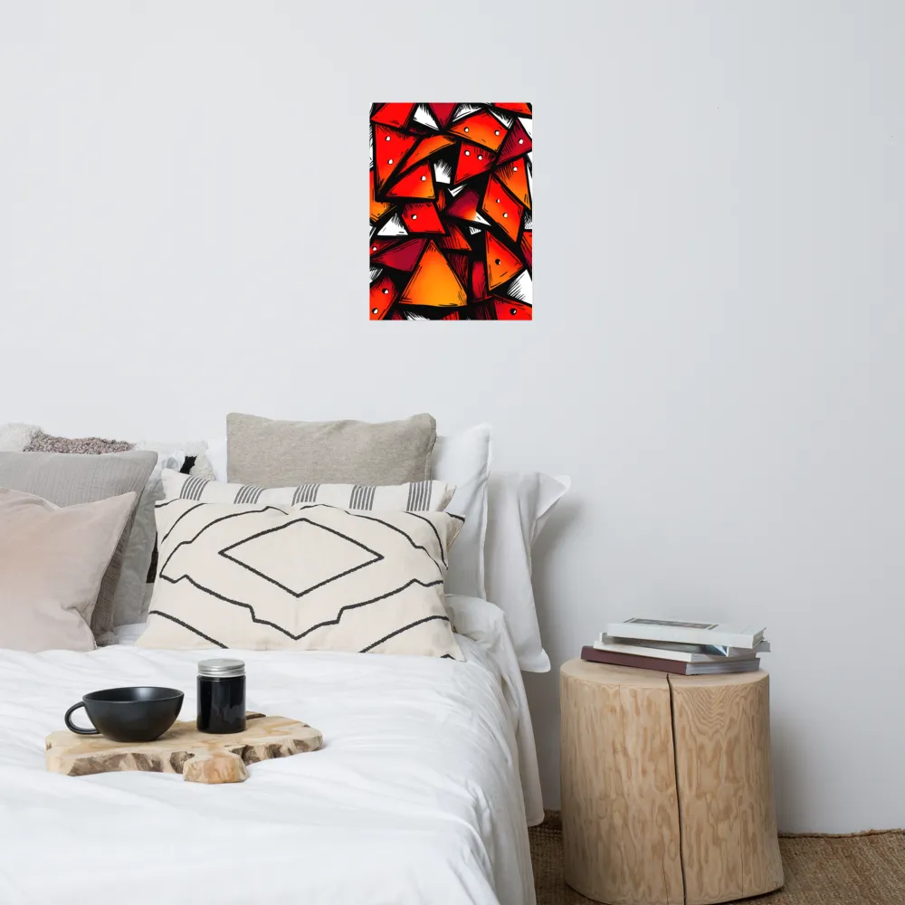 Dynamic Geometry of Red and Orange | Poster | 18″×24″