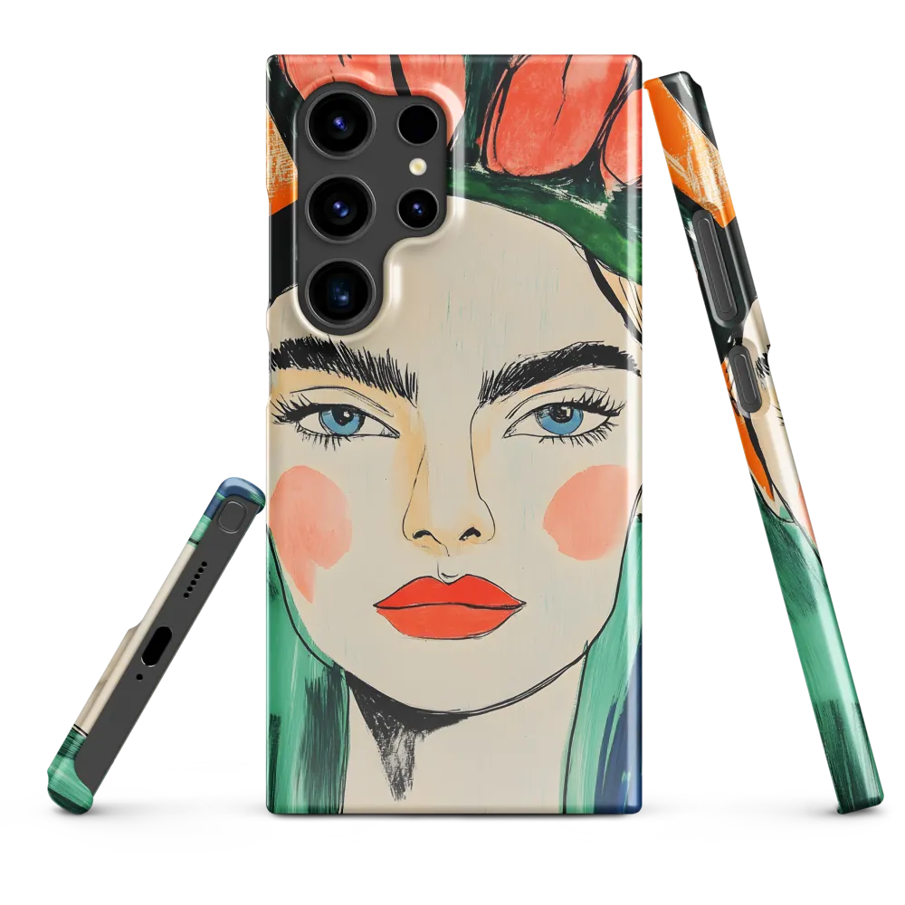Radiant Bloom: A Serene Portrait
