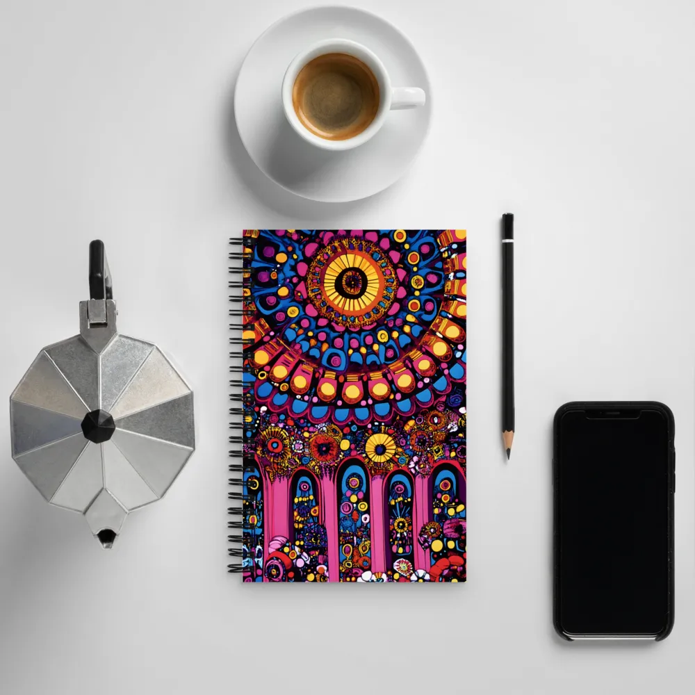 Whimsical Mandala Symphony | Spiral Notebook