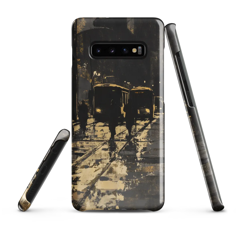 Urban Symphony in Shadows | Phone Case |  S10 Plus | Snap Case | Glossy