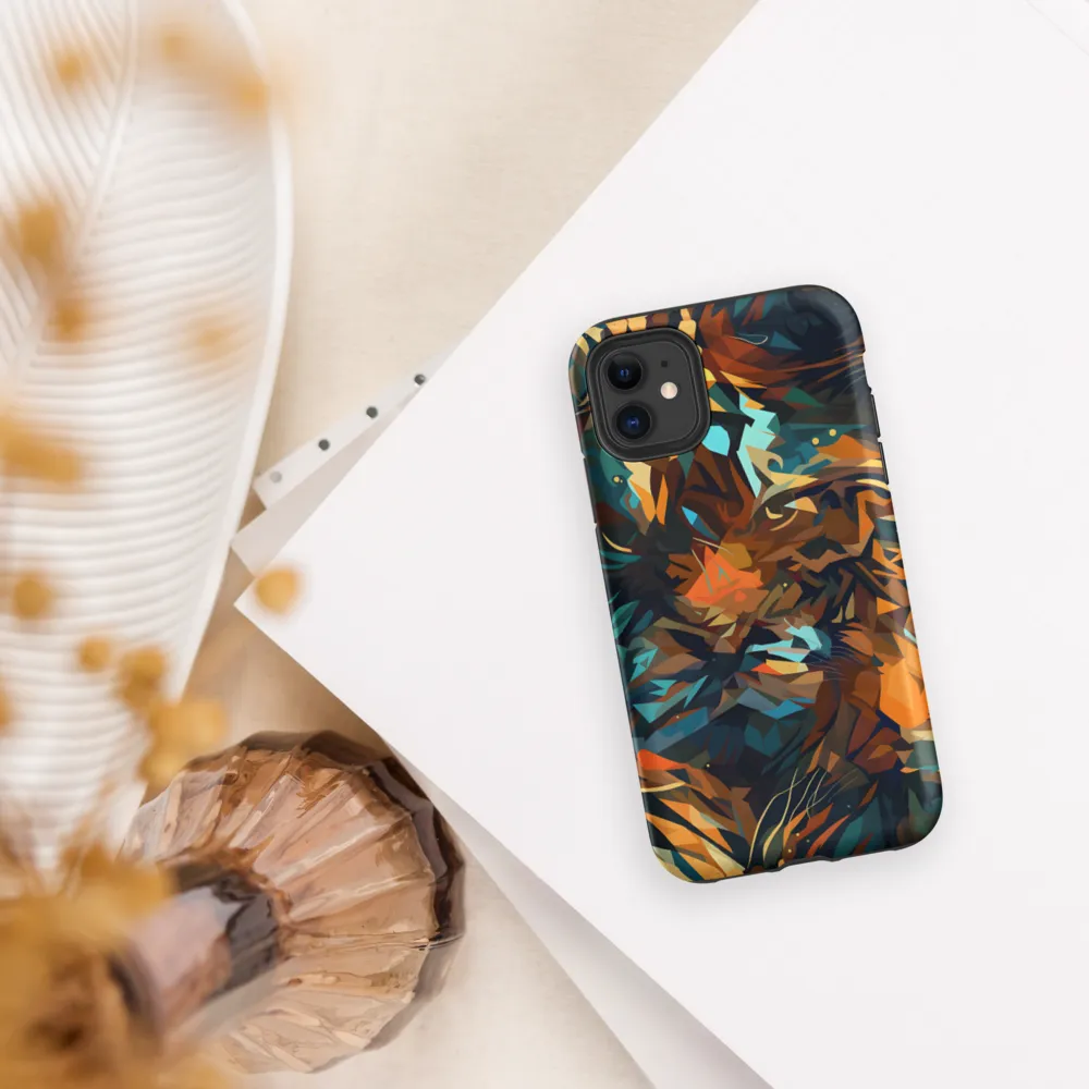 Wild Symphony: Abstract Tigers | Phone Case |  11 | Tough Case | Matte