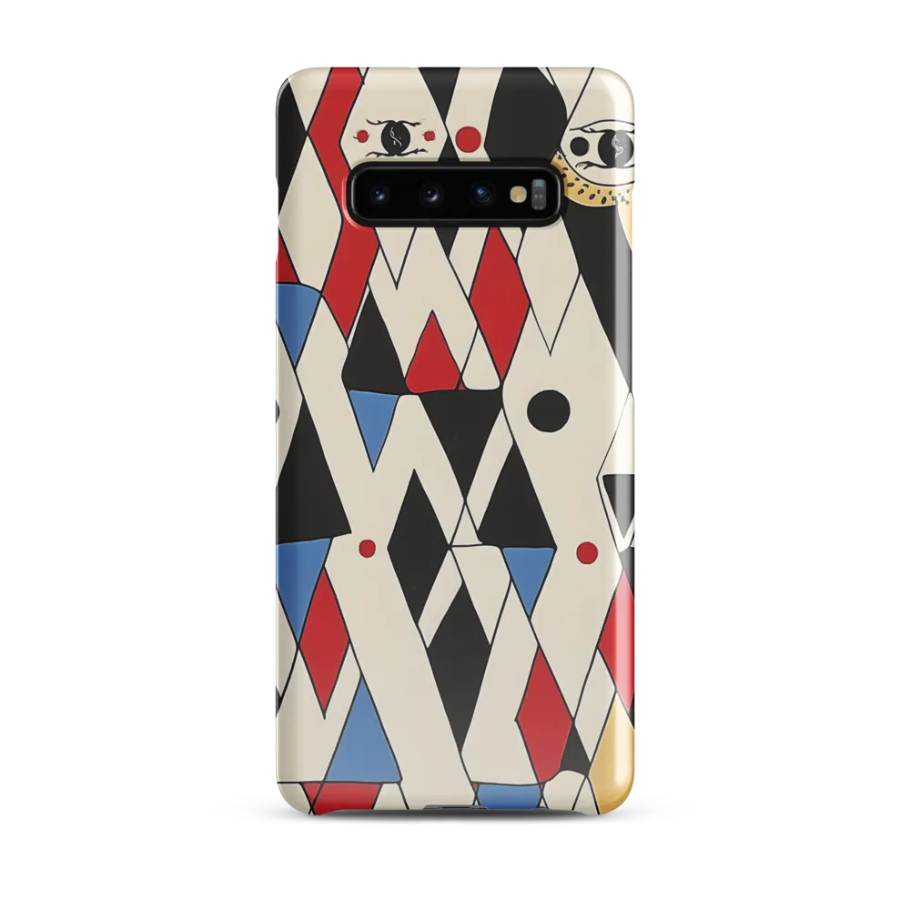 Dynamic Geometric Symphony | Phone Case |  S10 Plus | Snap Case | Glossy