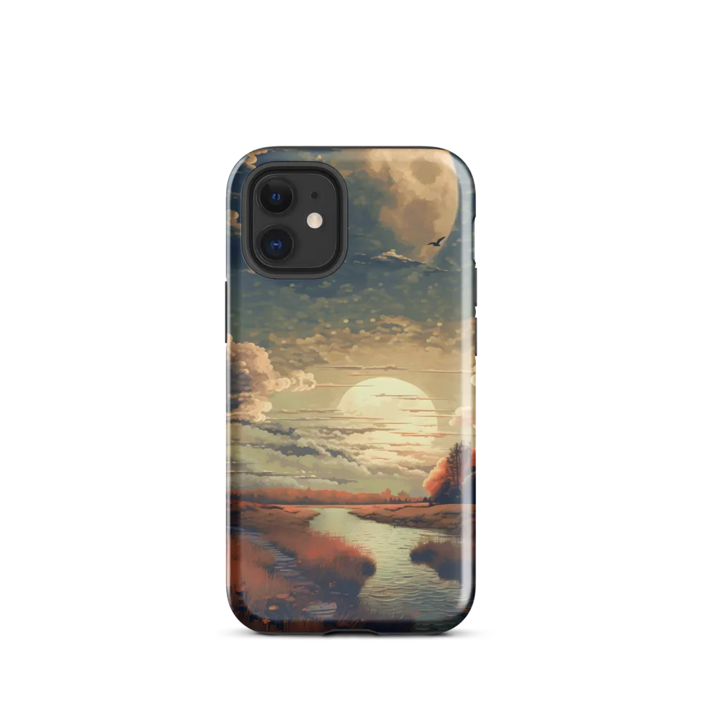 Whispers of Dusk: A Tranquil River Landscape