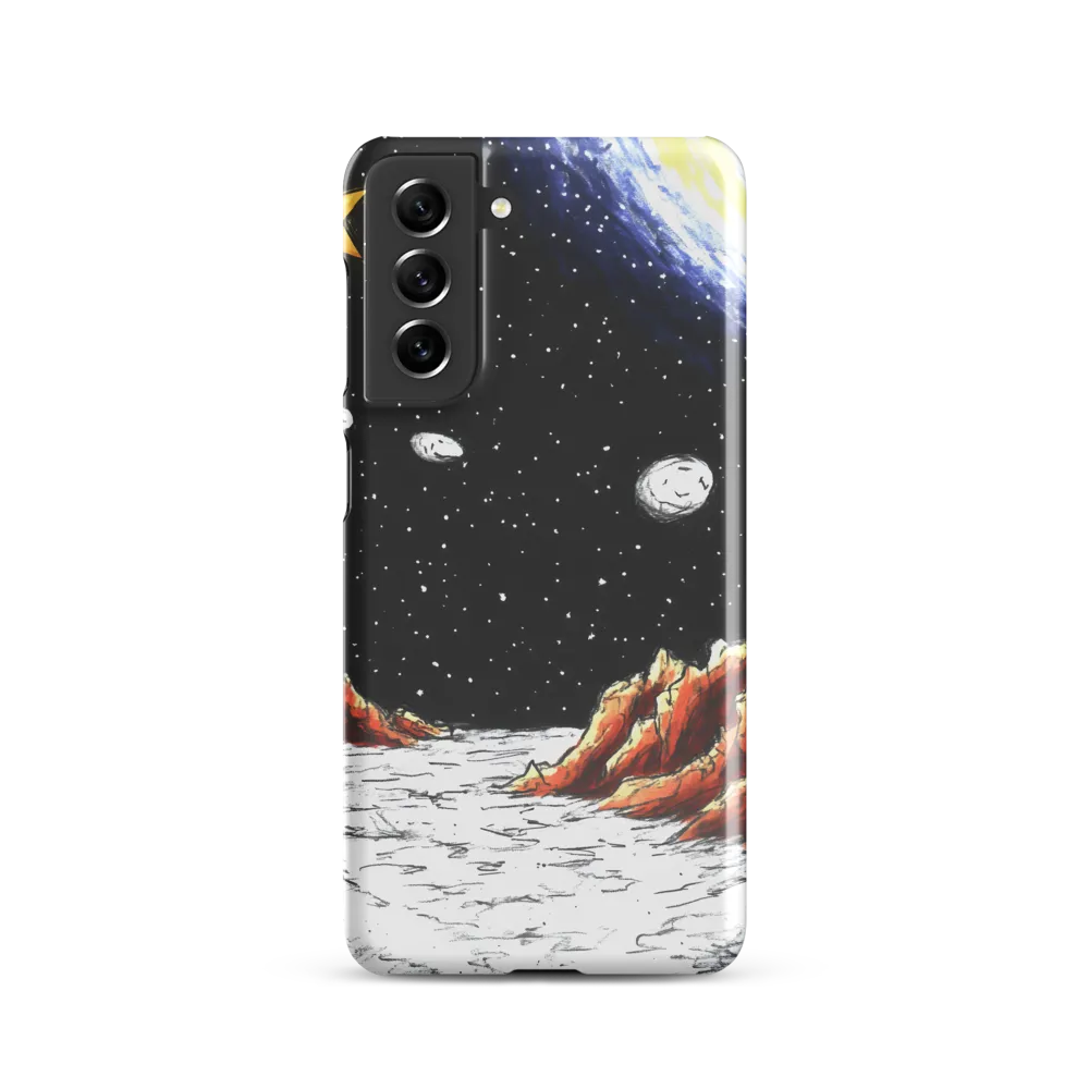 Crimson Cliffs Beneath a Star Field