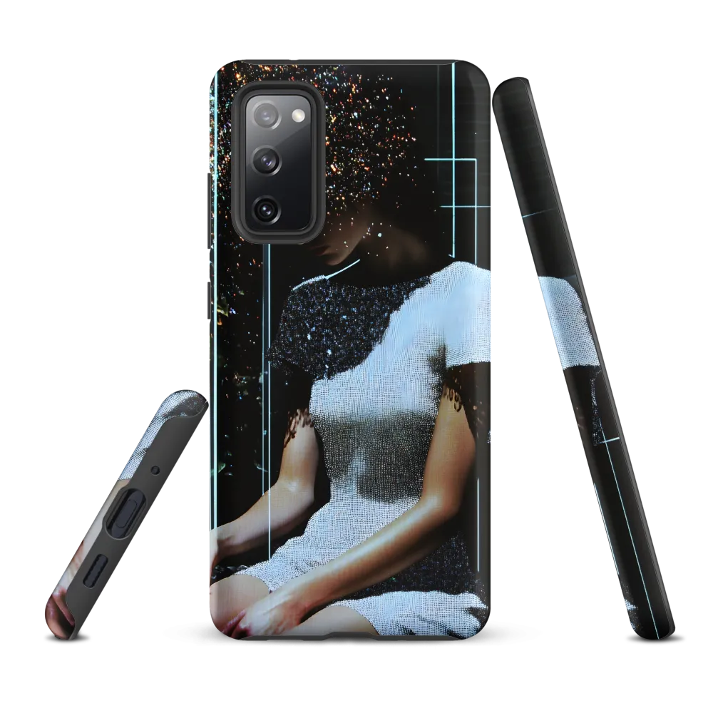 Portrait with Particle Halo