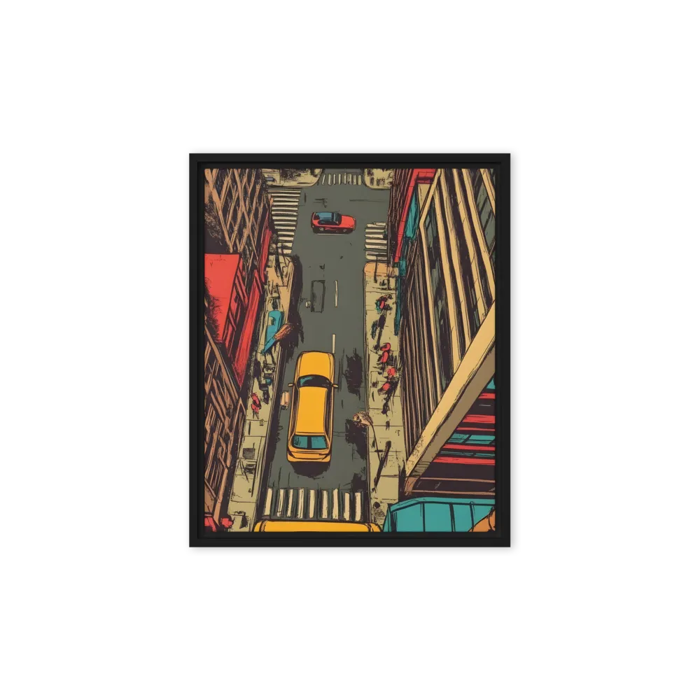 Urban Symphony | Canvas with Black Frame | 8″×10″