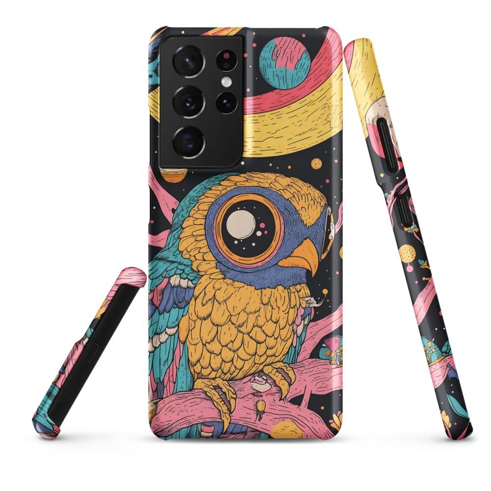 Whimsical Cosmic Owl | Phone Case |  S21 Ultra | Snap Case | Matte