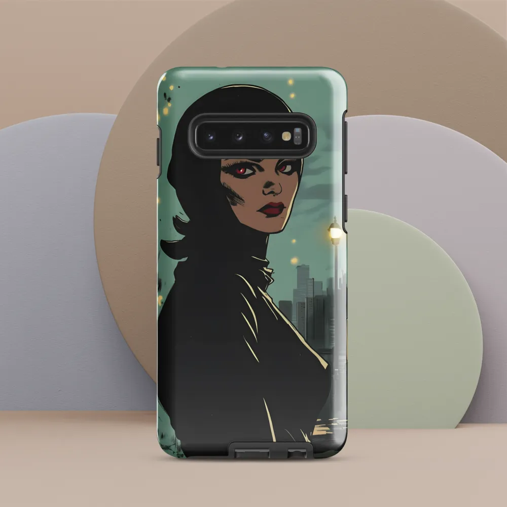 Shadows of Intrigue | Phone Case |  S10 | Tough Case | Glossy