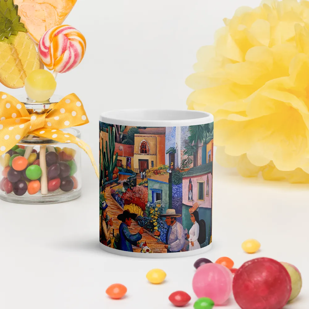 A Mosaic Journey Through Colorful Landscapes | Mugs | Multiple Sizes & Colors