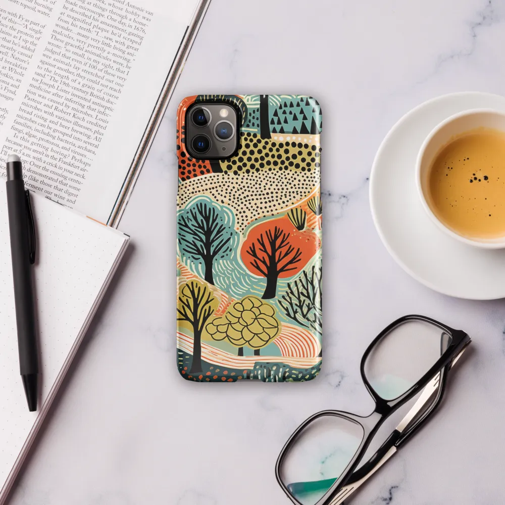 Whimsical Forest Patterns | Phone Case |  11 Pro Max | Snap Case | Glossy