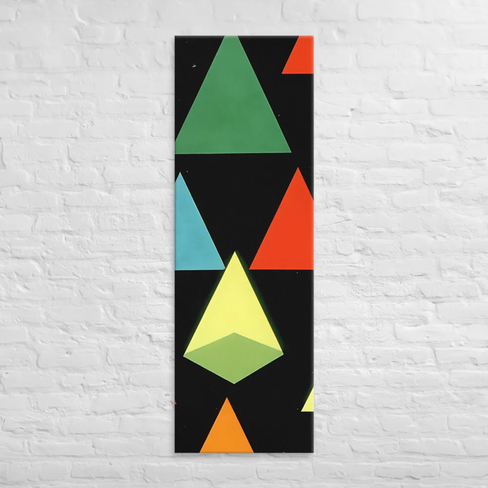Geometric Harmony in Color | Canvas | 20″×60″
