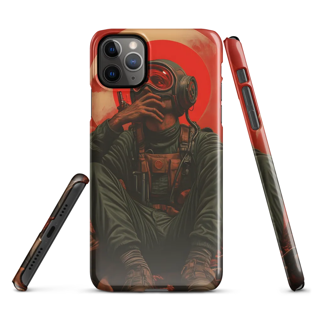 Contemplation of the Cosmic Voyager | Phone Case |  11 Pro Max | Snap Case | Glossy