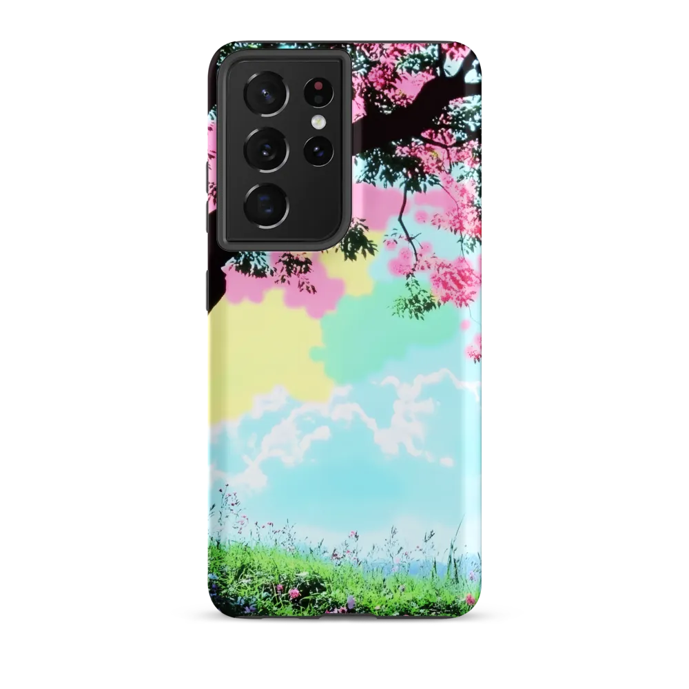 Pastel Dreams: A Surreal Tree Landscape