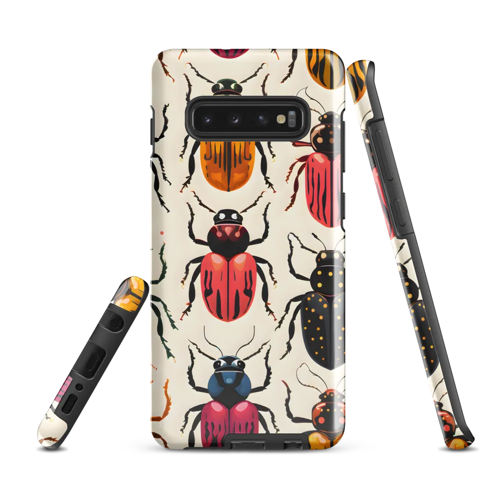 Beetle Mosaic: A Colorful Exploration of Insects | Phone Case |  S10 Plus | Tough Case | Glossy