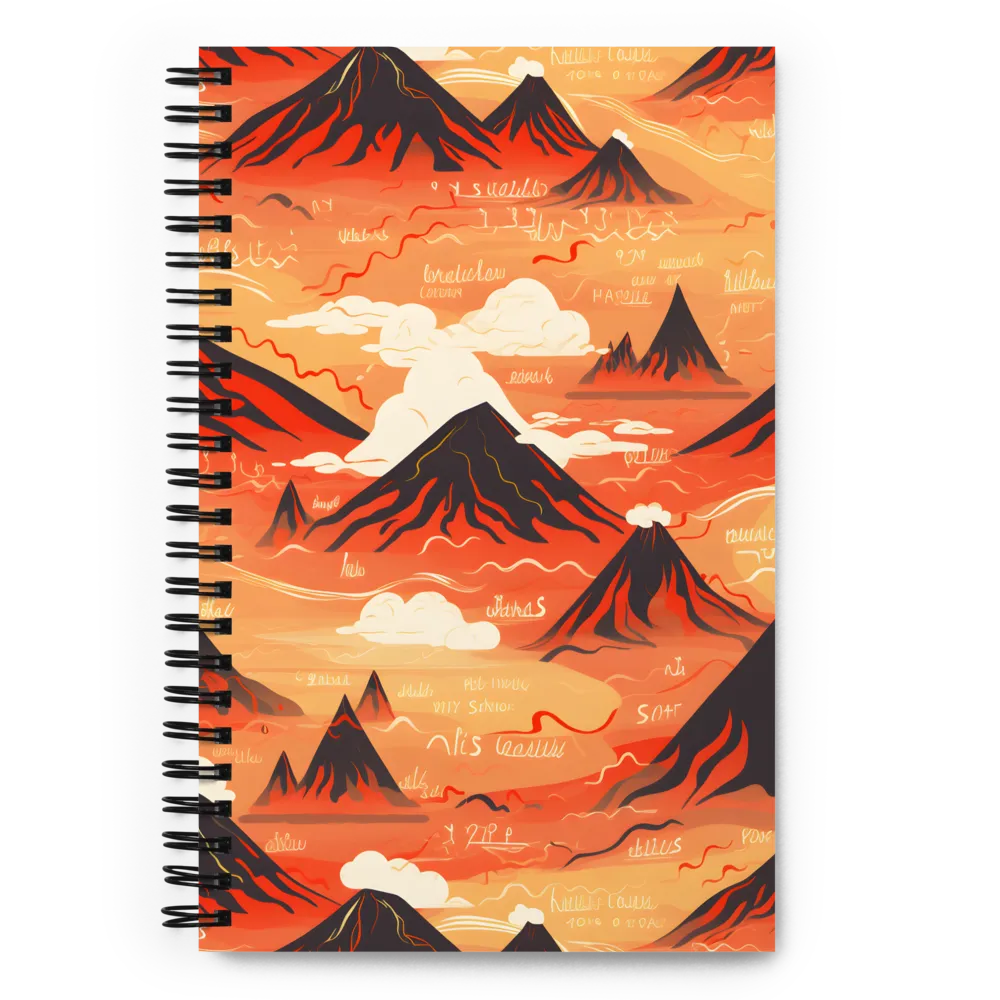 Whispers of the Volcano | Spiral Notebook