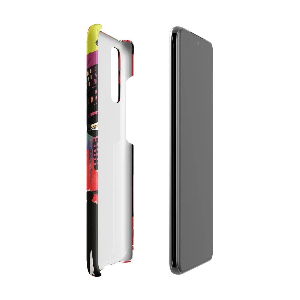 Urban Echoes: A Futuristic Reverie | Phone Case |  S20 | Snap Case | Matte
