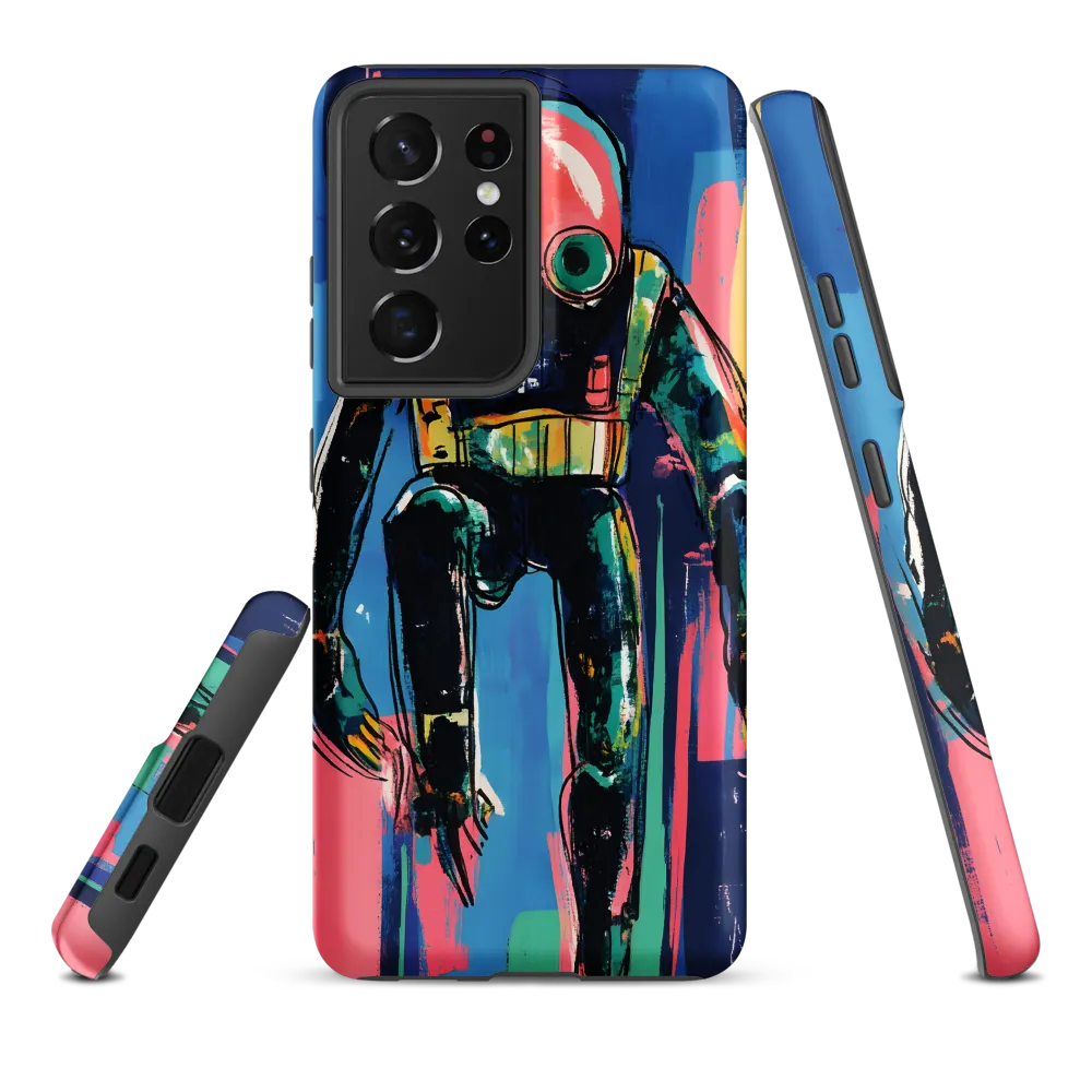 Diver in Vibrant Motion