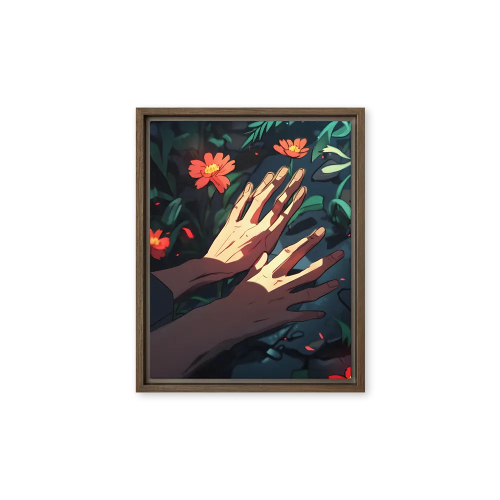 Whispers of Nature | Canvas with Brown Frame | 11″×14″