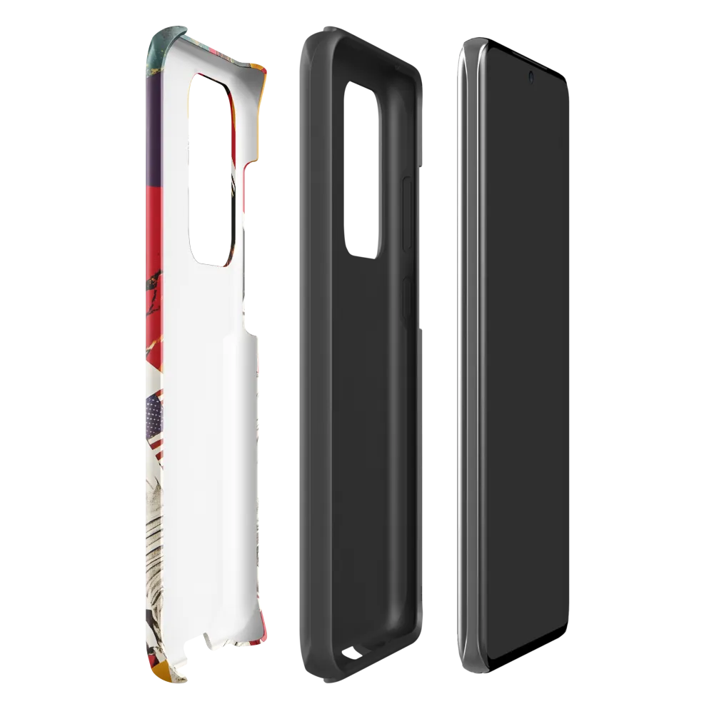Cosmic Exploration: The Astronaut's Journey | Phone Case |  S20 Ultra | Tough Case | Glossy
