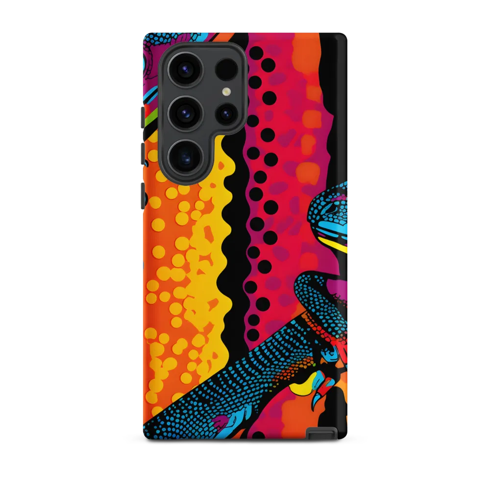 Colorful Encounters: The Playful Geckos