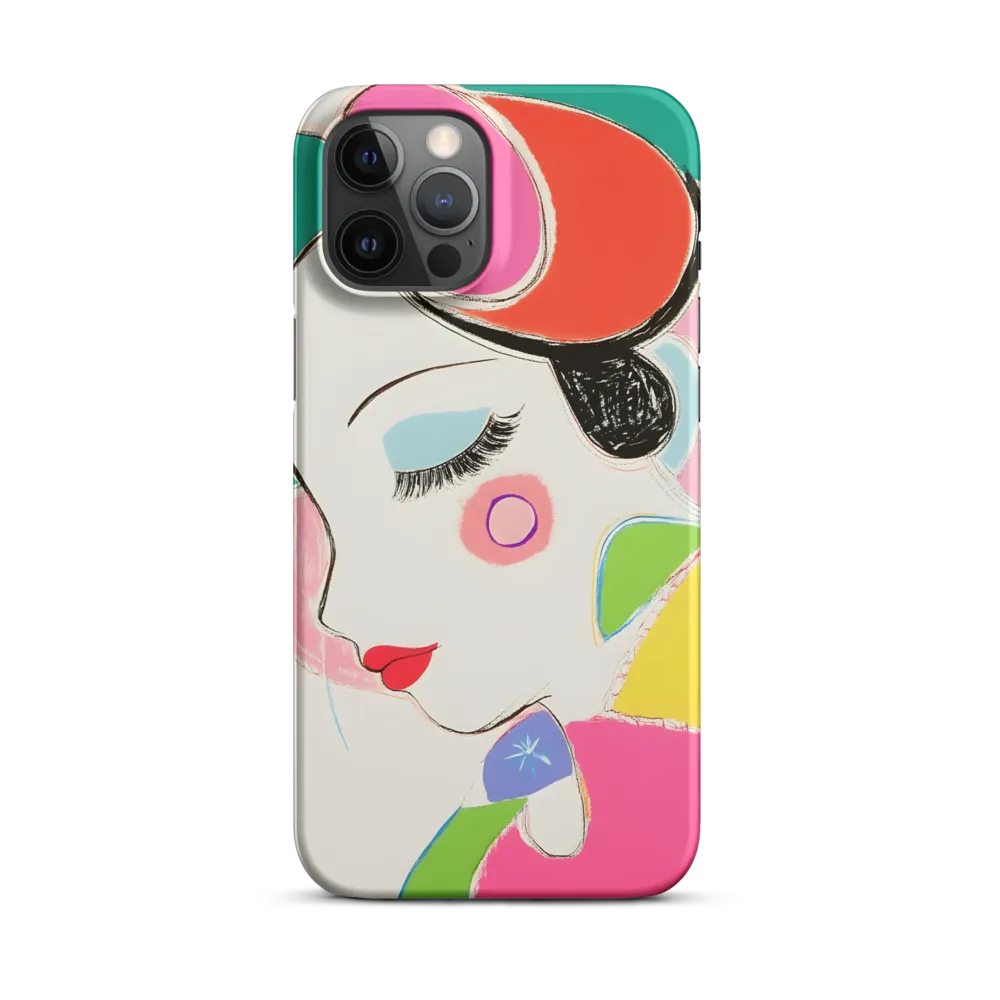 Whimsical Portrait in Colorful Abstraction
