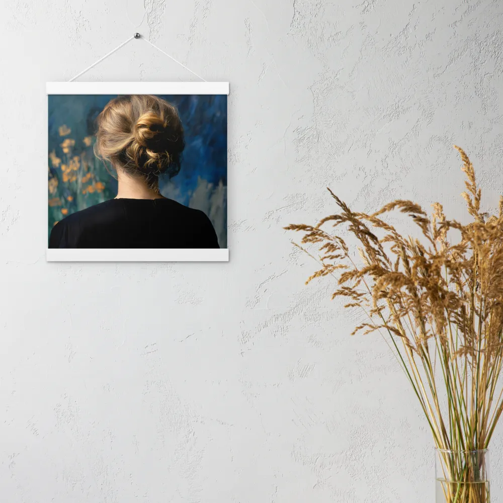 Whispers of Tranquility | Poster With White Wood Hanger | 12″×12″